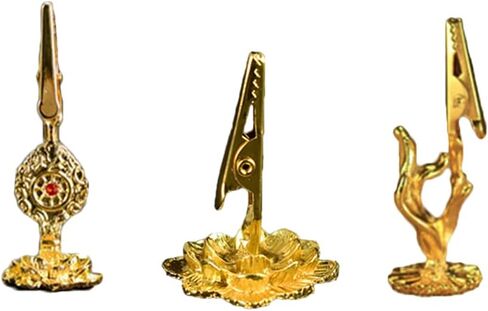 TOPBATHY 3 Pcs Incense Holder Clip Buddha Hand Lotus Incense Coil Clamp Incense Ash Holder Tabletop Decorative Ornament Gift for Home Office in Kuwait
