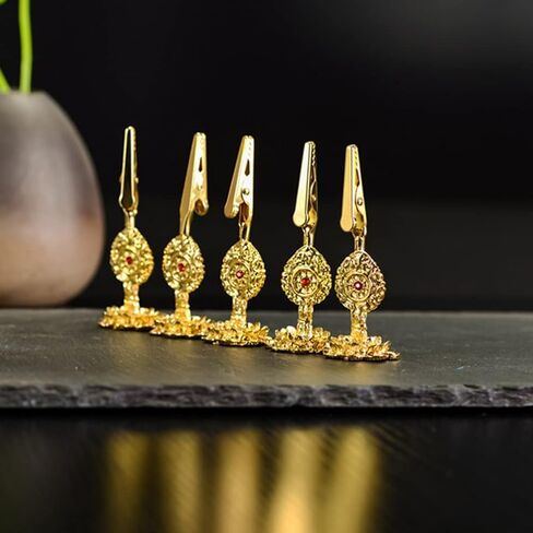 TOPBATHY 3 Pcs Incense Holder Clip Buddha Hand Lotus Incense Coil Clamp Incense Ash Holder Tabletop Decorative Ornament Gift for Home Office in Kuwait