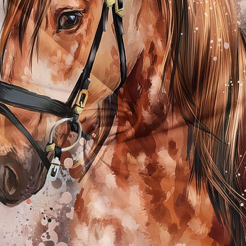 SXCHEN Hippie نسيج الجدار شنقا نسيج لغرفة النوم الحصان البني مع مقاليد 60 "× 80" in Kuwait