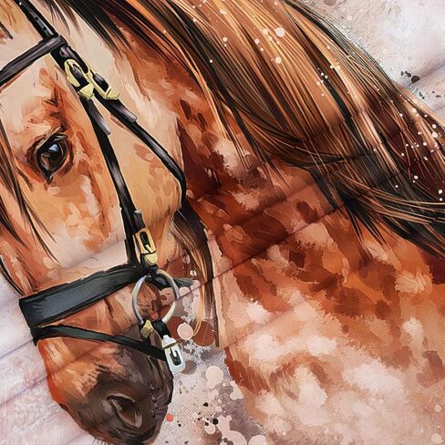 SXCHEN Hippie نسيج الجدار شنقا نسيج لغرفة النوم الحصان البني مع مقاليد 60 "× 80" in Kuwait