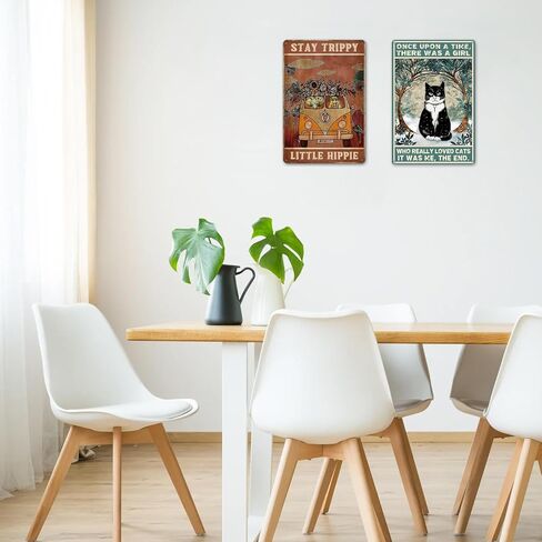 CrazySign Vintage Sign Hippie Wall Decor Stay Trippy Little Hippie Sign For Hippy Room, Bedroom, Office ,Hippy Gifts (232) in Kuwait