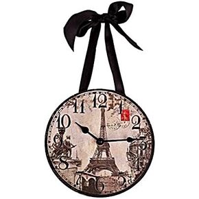 ساعة حائط - "باريس/برج ايفل" صور عتيقة - من دي سي اي in Kuwait
