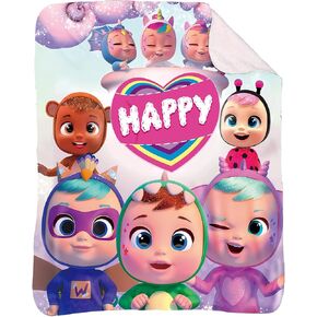 Cry Babies Magic Tears Fleece Throw Blanket for Couch and Bed Cry Baby Super Soft Blankets for Sofa Crying Baby Plush Fuzzy Lightweight Throws Blanket Suitable for Summer Size 59''X51'' in Kuwait