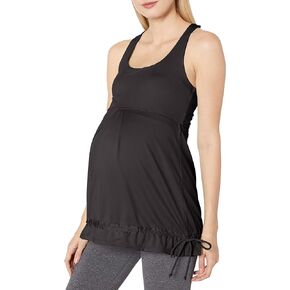 LAMAZE Maternity Women's Maternity Acitve Yoga Racerback Camisole Tank
