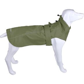 Adjustable Waterproof Dog Raincoat for Dogs,Lightweight Pet Rain Jacket Puppy Clothes with Reflective Strip for Small Medium Large Dogs (Yellow, Large)