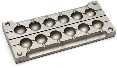 Adygil Round Sinker Mold with 6 Cavities and 2-Ounce,Without Handle in Saudi Arabia
