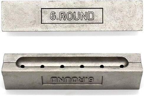Adygil Round Sinker Mold with 6 Cavities and 2-Ounce,Without Handle in Saudi Arabia