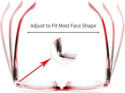 IVNUOYI 4 Pack Reading Glasses for Women Men,Blue Light Blocking Readers,Butterfly Frame Eyeglasses with Spring Hinges +1.75 in Kuwait