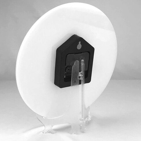 Kuroseha Geometrics - ساعة حائط فضية رمادية اللون - 10 بوصة ساعات حائط صامتة غير موقوتة - ديكور ريفي ريفي عتيق لغرفة المعيشة والمطبخ والمنزل والحمام وغرفة النوم in Kuwait