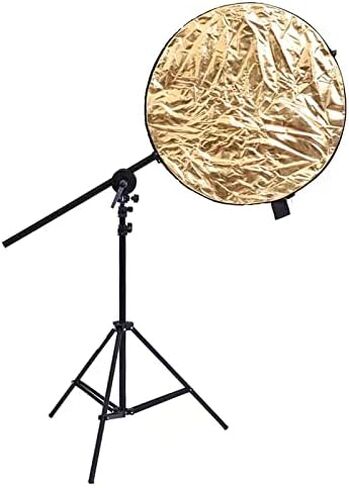 عاكسات ضوئية 43 بوصة / 110 سم 5 في 1 حقيبة متعددة الأقراص قابلة للطي - شفافة، فضي، ذهبي، أبيض وأسود للتصوير الفوتوغرافي in Kuwait