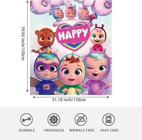 Cry Babies Magic Tears Fleece Throw Blanket for Couch and Bed Cry Baby Super Soft Blankets for Sofa Crying Baby Plush Fuzzy Lightweight Throws Blanket Suitable for Summer Size 59''X51'' in Kuwait