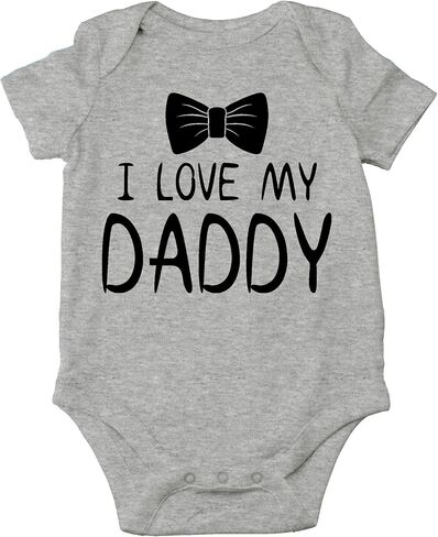AW Fashions I Love My Daddy - لدي أفضل أب - هدية رائعة لعيد الأب - بدلة أطفال لطيفة من قطعة واحدة in Saudi Arabia