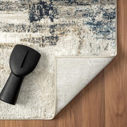 سجادة LUXE WEAVERS Camellia Collection 1660 رمادية مقاس 6x9 سجادة منطقة مجردة متعثرة in Kuwait