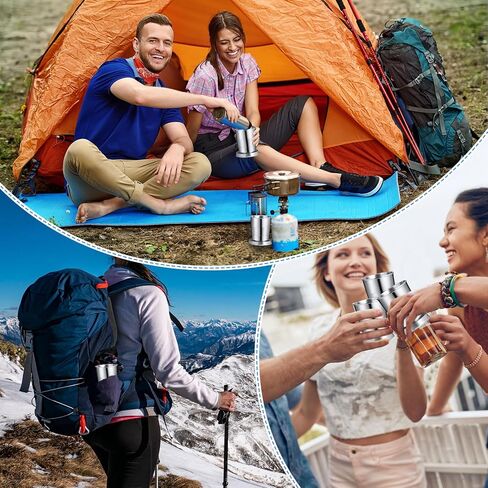 Mifoci 10 Pcs Appreciation Gifts Collapsible Metal Cups 5 oz Folding Travel Cups for Men Women Employee Coworker Team Thank You Party Favors Portable Camping Supplies(Being Awesome) in Saudi Arabia