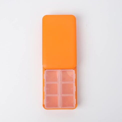 منظم حبوب دواء مقاوم للضوء، صندوق حبوب دواء كبير جدًا للسفر لمدة 6 ايام مع تصميم لحماية الخصوصية، حافظات حبوب خالية من البيسفينول ايه للفيتامينات وزيوت السمك والادوية والمكملات الغذائية in Kuwait