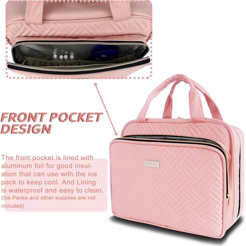 منظم زجاجات حبوب الدواء للسفر من CHELVVG، منظم وتخزين الأدوية، حقيبة طبية منزلية للحبوب والوصفات الطبية والفيتامينات وزيت السمك، أفضل هدية لعيد الميلاد ورأس السنة الجديدة (كبير، أسود) in Kuwait