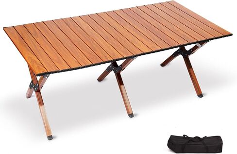 طاولات التخييم التي يمكن طيها خفيفة الوزن - طاولة نزهة محمولة قابلة للطي من الألومنيوم، طاولة جانبية صغيرة قابلة للطي/قابلة للطي للأنشطة الخارجية والشاطئ والشواء وتناول الطعام، تتسع لـ 4-8 أشخاص... in Kuwait