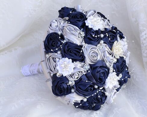 Blush Pink and Ivory Bridal Wedding Bouquet with Gold Brooch Bling Rhinestone Bouquet for Bride Bridesmaid Quinceanera Satin Dusty Rose Flower Bouquet Wedding Blush Pink and Ivory 8.7in in Kuwait