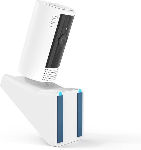 Adhesive Window Mount for Indoor Cam(1st Gen/2nd Gen)/R-ing Indoor Cam Plus,Easy to Install, No Tools Needed, Indoor Cam Camera 20 Degrees Tilt Strong Adhesive Wall Mounting Bracket (White) in Saudi Arabia