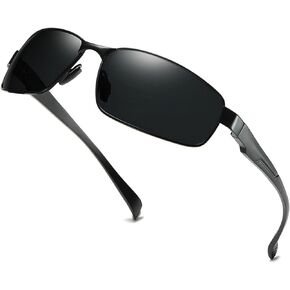 laureles Full Reader Polarized Night Vision Sunglasses Mens Vintage Metal Frame Driving Square Reading Glasses