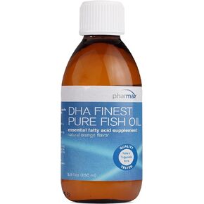 فارماكس DHA أجود زيت السمك النقي | يدعم وظيفة الدماغ | 5.1 فلوريدا. أوقية. | نكهة البرتقال الطبيعية in Kuwait