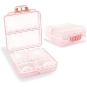 Maiiu Daily Pill Organizer, 9 Compartments Portable Pill Case, Small Pill Box for Pocket Purse to Hold Medicine Vitamin, Cod Liver Oil,Purple in Kuwait