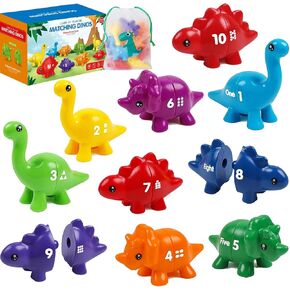 Geweiya Alphabet Learning Toys Matching Letters Dinosaur Toys for Toddlers 1-3 ABC Letter Match Games Preschool Educational Montessori Fine Motor Skills Sorting Toy for Kids Ages 3-5 Boys Girls Gift in Kuwait
