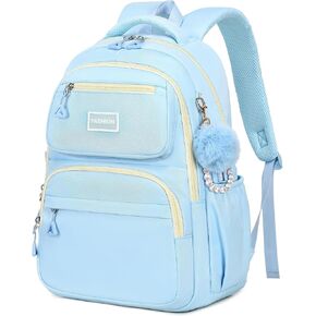 MOONBABY Girls Backpack for School Kawaii Book Bag for Kids Teens Adult Pink (with Furry Decoration) in Kuwait