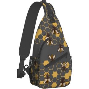 أحمر أبيض البولكا نقطة حبال حقيبة كروسبودي السفر المشي لمسافات طويلة حقيبة الظهر Daypack للنساء الرجال للجنسين، حقائب الكتف الصدر ركوب الدراجات الصالة الرياضية