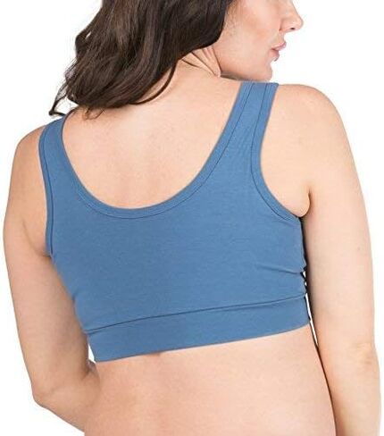 Fishers Finery Womens Wireless Maternity Nursing Bra; Nursing Pad Set Option in Saudi Arabia