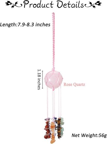 GEHECRST الأخضر افينتورين كريستال شنقا زخرفة اليدوية شقرا شفاء كريستال الأحجار الكريمة الكرة شنقا ديكور للمنزل جدار نافذة السيارة سحر شنقا الملحقات هدايا الكريستال الروحية لعيد الميلاد in Kuwait