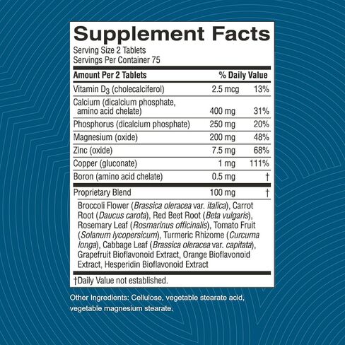 Nature's Sunshine Calcium-Magnesium, SynerPro, 150 Tablets, Calcium Multivitamin Provides Vital Nutrients for Bones, Muscles, Ligaments, Tendons, and Skin in Saudi Arabia