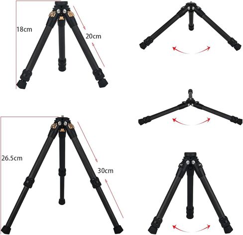 Carbon Fiber Mini Tripod for insta360 Insta 360 ONE X3 X2 X ONE RS Gopro Hero 12 11 10 9 8 7 6 5 4 3 Sport Camera Accessories (Silver) in Kuwait