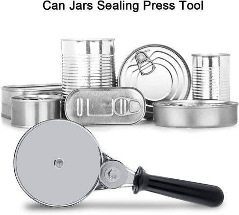 Manual Can Sealer,Beer Can Sealer,Can Seamer Stainless Steel Manual Can Round Sealer for Kitchen Glass Jars Press Sealing Hand Tool in Saudi Arabia