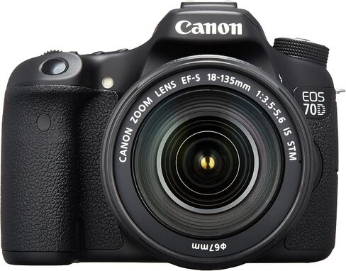 كاميرا Canon EOS 70D الرقمية SLR مع عدسة STM مقاس 18-135 مم - الإصدار العالمي (متجدد) in Saudi Arabia