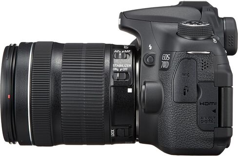 كاميرا Canon EOS 70D الرقمية SLR مع عدسة STM مقاس 18-135 مم - الإصدار العالمي (متجدد) in Saudi Arabia