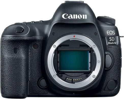 Canon EOS 5D Mark IV DSLR Camera (Body Only) (1483C002), 64GB Memory Card, Case, Corel Photo Software, 2 x LPE6 Battery, Charger, Card Reader, LED Light, HDMI Cable + More (Renewed) in Saudi Arabia