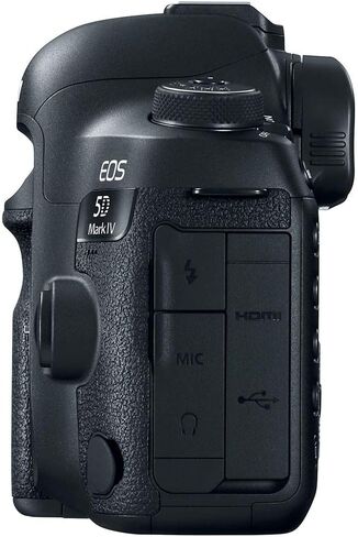Canon EOS 5D Mark IV DSLR Camera (Body Only) (1483C002), 64GB Memory Card, Case, Corel Photo Software, 2 x LPE6 Battery, Charger, Card Reader, LED Light, HDMI Cable + More (Renewed) in Saudi Arabia