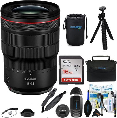 عدسة Canon RF 15-35mm F2.8 L هي عدسة USM مع مجموعة ملحقات Sunshine - (متجددة) in Kuwait