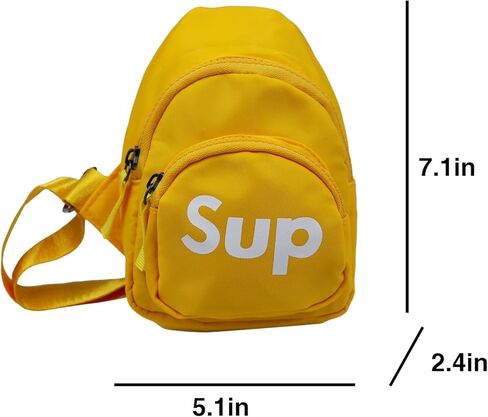 حقيبة كروس صغيرة من WEIYON BABOMAREON للأولاد والبنات بسحاب وحقيبة صدر صغيرة in Kuwait