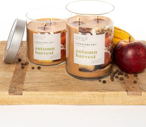 Lidded Autumn Harvest Scented Candle in Saudi Arabia
