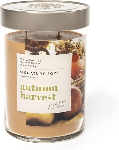 Lidded Autumn Harvest Scented Candle in Saudi Arabia