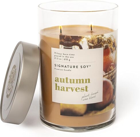 Lidded Autumn Harvest Scented Candle in Saudi Arabia