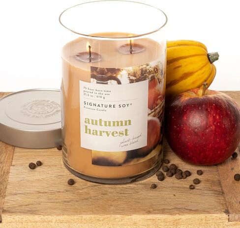Lidded Autumn Harvest Scented Candle in Saudi Arabia