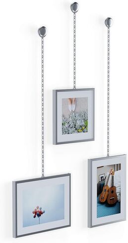 Umbra fotochain photo display, 4" x 6" and 4" x 4", Matte-brass in Saudi Arabia