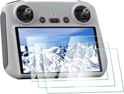 3 عبوات DJI Mini 3 Pro HD واقي شاشة من الزجاج المقوى 5.5 بوصة 9H صلابة مضادة للخدش متوافقة مع ملحقات وحدة التحكم عن بعد DJI Mini 3 Pro RC in Kuwait