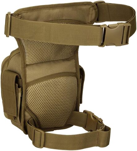 YFNT Tactical Drop Leg Bag for Men Women Military Thigh Pouch Outdoor Motorcycle Riding Hiking Waist Fanny Pack Travel Bag, Black in Saudi Arabia