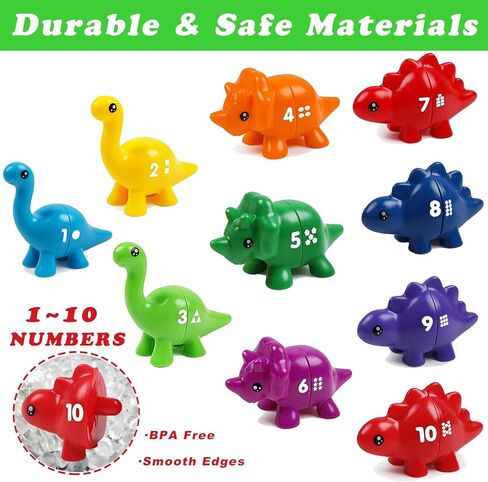 Geweiya ألعاب تعلم الأبجدية مطابقة الحروف ألعاب الديناصورات للأطفال الصغار 1-3 ABC ألعاب مطابقة الحروف ما قبل المدرسة التعليمية مونتيسوري المهارات الحركية الدقيقة لعبة الفرز للأطفال الذين تتراوح أعمارهم بين 3-5 بنين بنات هدية in Kuwait