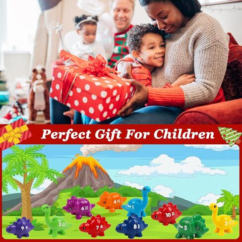 Geweiya ألعاب تعلم الأبجدية مطابقة الحروف ألعاب الديناصورات للأطفال الصغار 1-3 ABC ألعاب مطابقة الحروف ما قبل المدرسة التعليمية مونتيسوري المهارات الحركية الدقيقة لعبة الفرز للأطفال الذين تتراوح أعمارهم بين 3-5 بنين بنات هدية in Kuwait