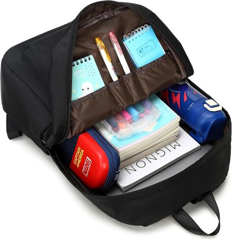 JIANYA Backpack for School Kids' Backpacks Water Resistant Marble School Bag for Girls Boys Teens in Kuwait